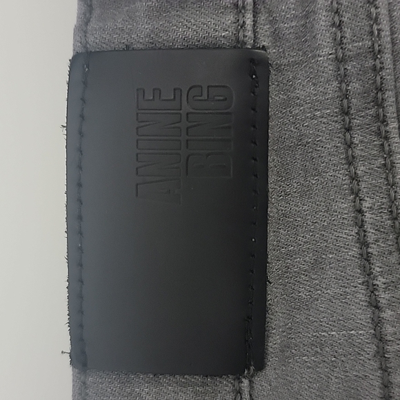 Anine Bing grey jean shorts - Picture 4 of 5